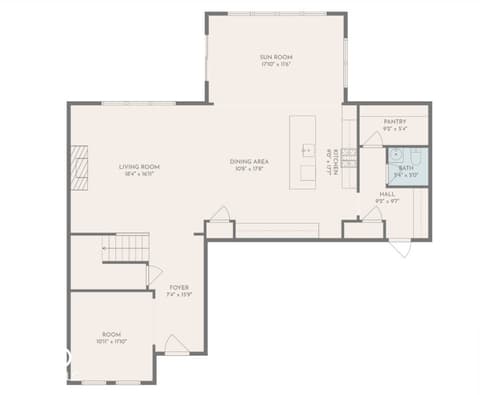 Floor Plan — 1296 Wood Thrush Court, Greenwood, IN