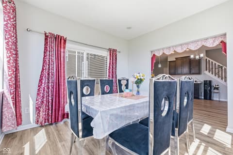 Dining room at 180 Walker Drive, Whiteland, IN