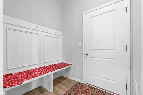 Laundry room at 180 Walker Drive, Whiteland, IN
