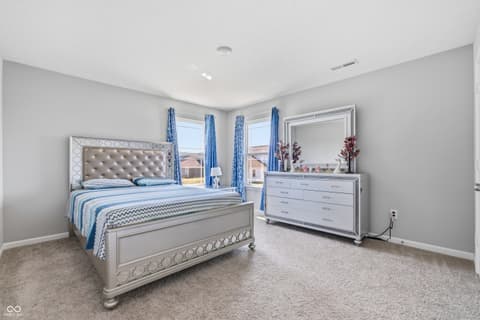 Bedroom at 180 Walker Drive, Whiteland, IN