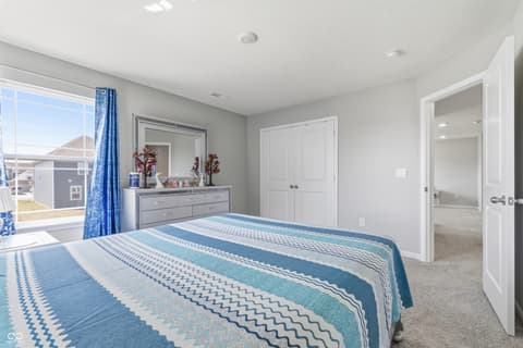 Bedroom at 180 Walker Drive, Whiteland, IN