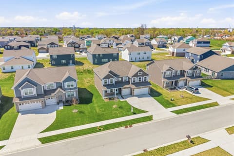 Aerial view at 180 Walker Drive, Whiteland, IN
