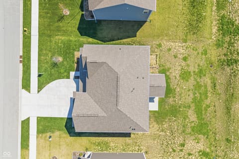 Aerial view at 180 Walker Drive, Whiteland, IN