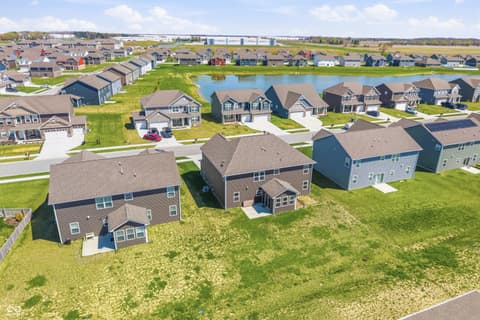 Aerial view at 180 Walker Drive, Whiteland, IN