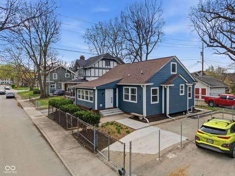 Front exterior at 641 E 33rd Street, Indianapolis, IN