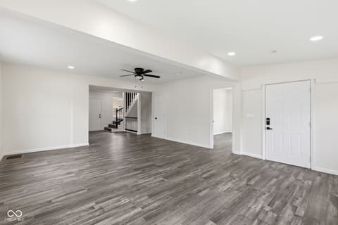 Living room at 641 E 33rd Street, Indianapolis, IN