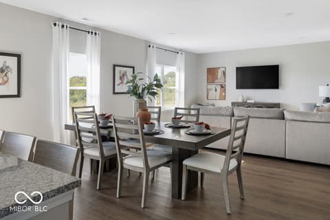 Dining room at 10333 Crystal Coop Lane, Indianapolis, IN