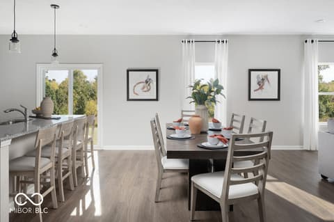 Dining room at 10333 Crystal Coop Lane, Indianapolis, IN