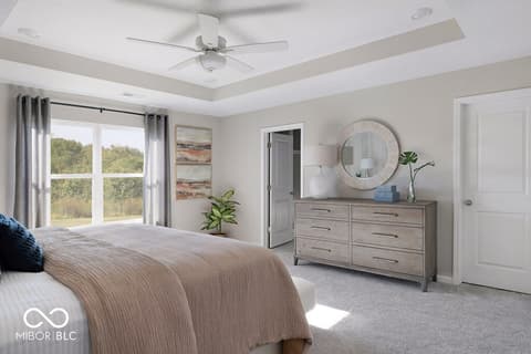 Primary bedroom at 10333 Crystal Coop Lane, Indianapolis, IN