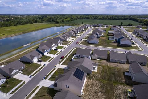 Aerial view at 10333 Crystal Coop Lane, Indianapolis, IN