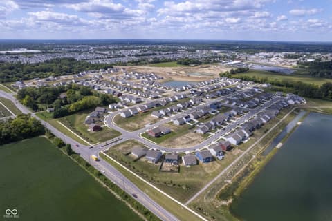 Aerial view at 10333 Crystal Coop Lane, Indianapolis, IN