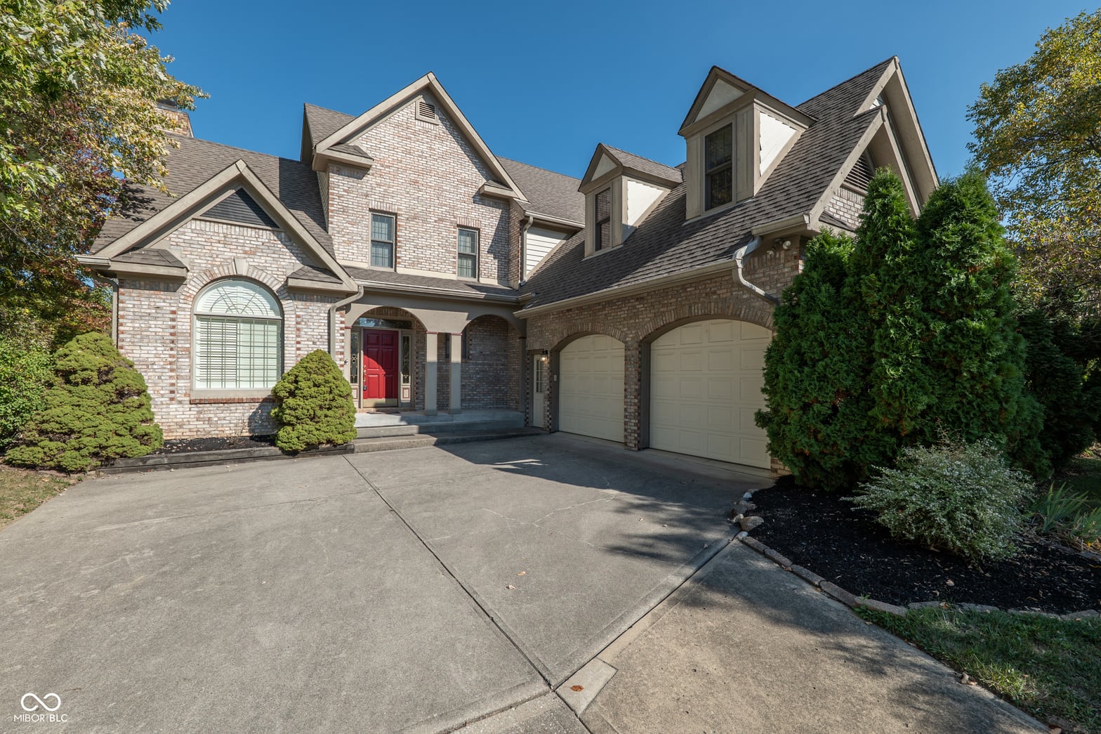 Front exterior at 7489 Oakland Hills Drive, Indianapolis, IN