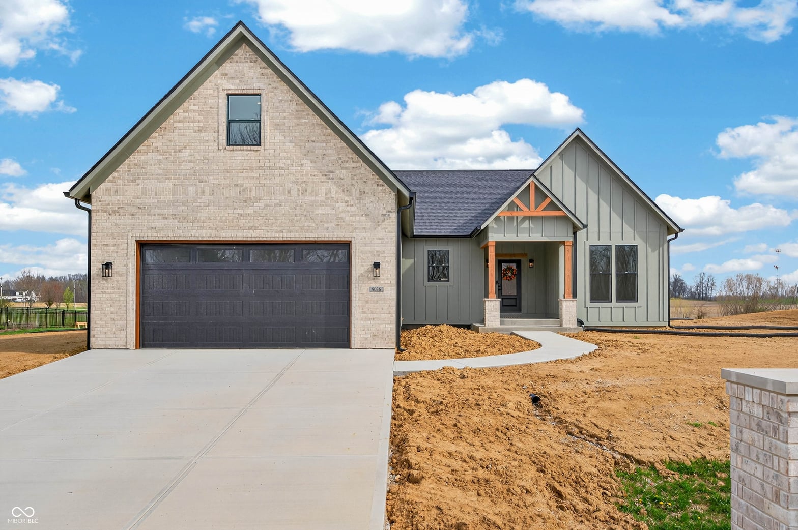 Front exterior at 9036 E Gayle Drive, Morgantown, IN