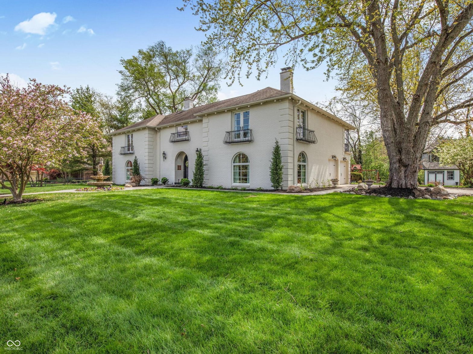 Front exterior at 2219 Pebble Beach Drive, Carmel, IN