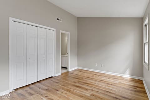 Primary bedroom at 6047 Southbay Drive, Indianapolis, IN