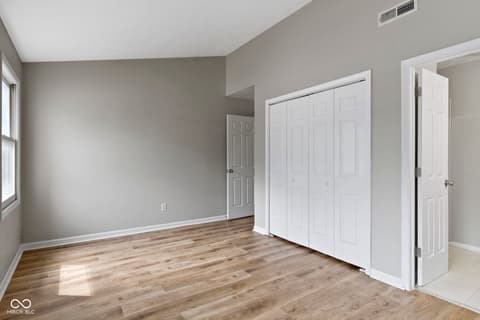 Primary bedroom at 6047 Southbay Drive, Indianapolis, IN