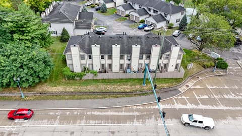 Aerial view at 6047 Southbay Drive, Indianapolis, IN