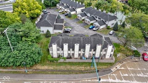 Aerial view at 6047 Southbay Drive, Indianapolis, IN