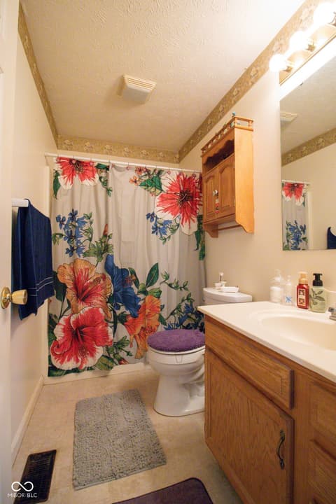 Bathroom at 400 Winding Brook Drive, Centerville, IN