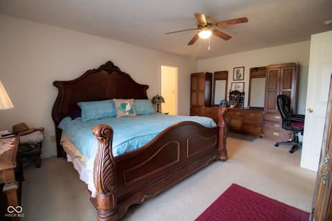 Bedroom at 400 Winding Brook Drive, Centerville, IN