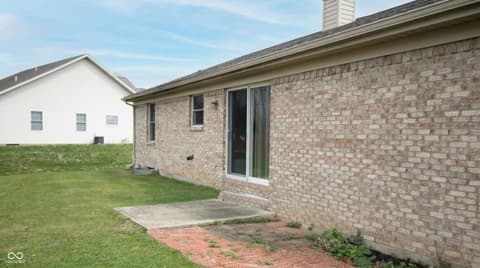 Side exterior at 400 Winding Brook Drive, Centerville, IN