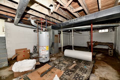 Basement at 142 S 5th Avenue, Beech Grove, IN