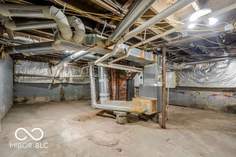 Basement at 119 S 18th Street, New Castle, IN