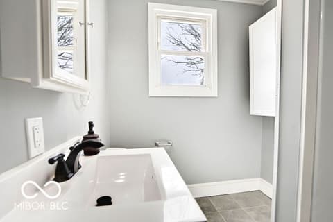 Bathroom at 119 S 18th Street, New Castle, IN
