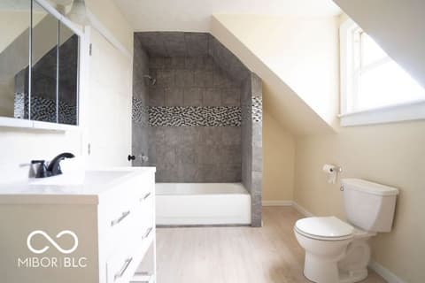 Bathroom at 119 S 18th Street, New Castle, IN