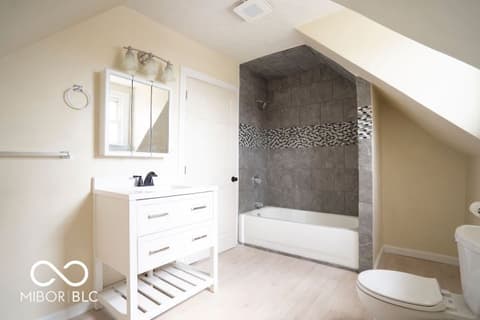 Bathroom at 119 S 18th Street, New Castle, IN