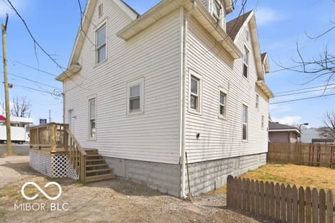 Side exterior at 119 S 18th Street, New Castle, IN