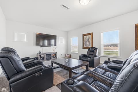 Living room at 988 Belgium Boulevard, Bargersville, IN