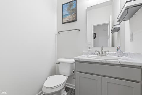 Bathroom at 988 Belgium Boulevard, Bargersville, IN