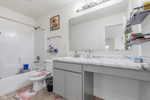 Bathroom at 988 Belgium Boulevard, Bargersville, IN