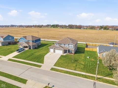 Aerial view at 988 Belgium Boulevard, Bargersville, IN