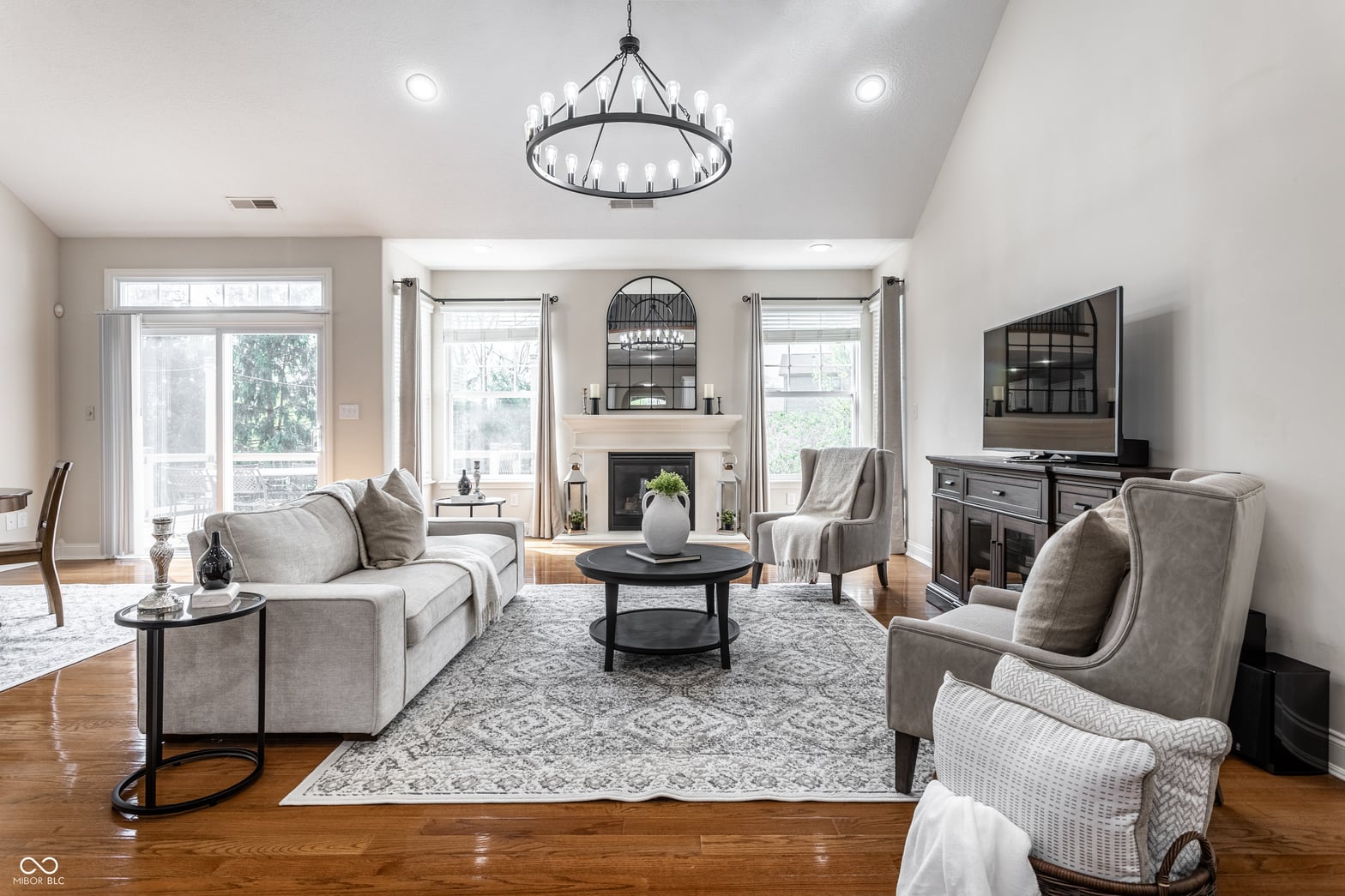 Living room at 3929 Andretti Drive, Zionsville, IN