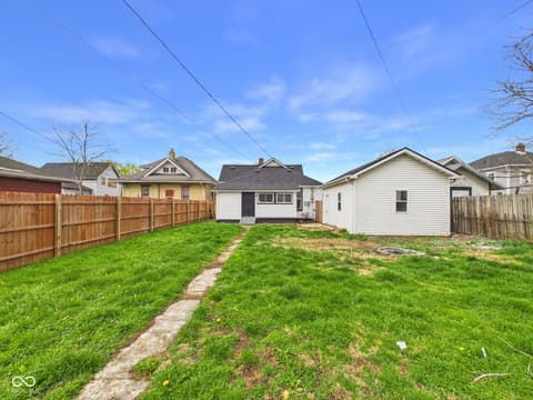 Backyard at 2420 Jackson Street, Anderson, IN