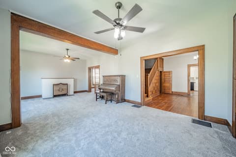 Living room at 149 N Dalton Avenue, Albany, IN