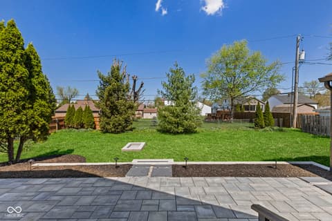 Yard at 1718 Tulip Drive, Indianapolis, IN