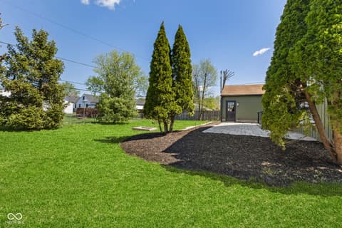 Yard at 1718 Tulip Drive, Indianapolis, IN