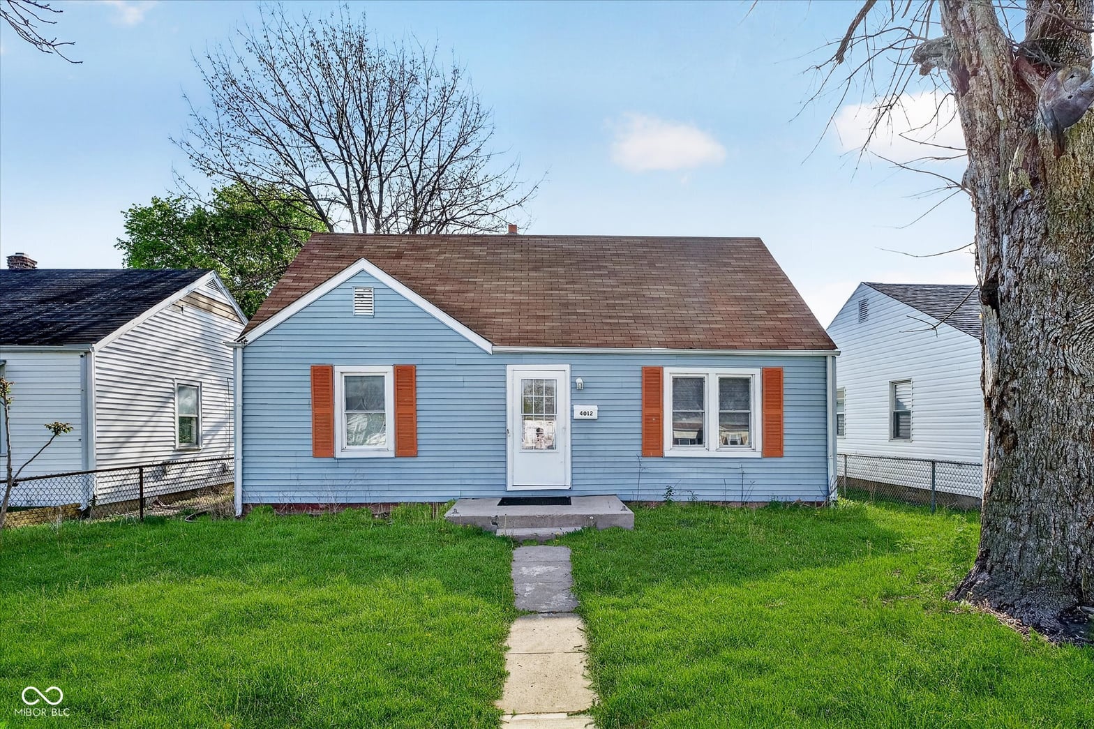 Front exterior at 4012 Brown Street, Anderson, IN