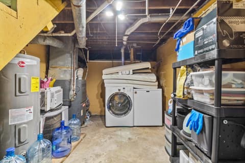 Laundry room at 3211 S Lockburn Street, Indianapolis, IN