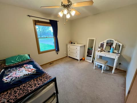 Bedroom at 8727 N 30th Street, Terre Haute, IN