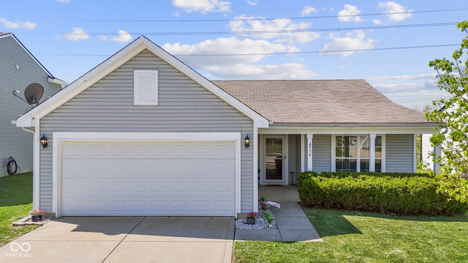 Front exterior at 4734 Deacon Lane, Indianapolis, IN