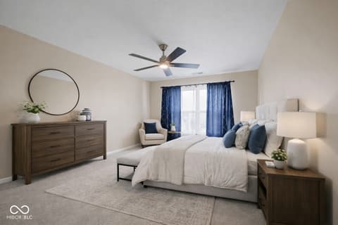 Primary bedroom at 4734 Deacon Lane, Indianapolis, IN