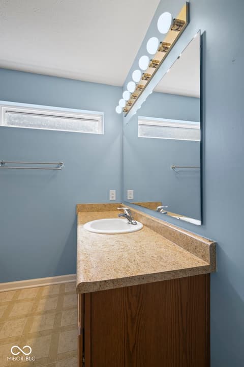 Primary bathroom at 4734 Deacon Lane, Indianapolis, IN