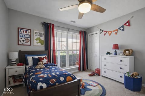 Bedroom at 4734 Deacon Lane, Indianapolis, IN