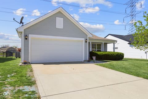 Front exterior at 4734 Deacon Lane, Indianapolis, IN