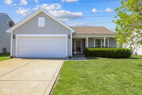 Front exterior at 4734 Deacon Lane, Indianapolis, IN