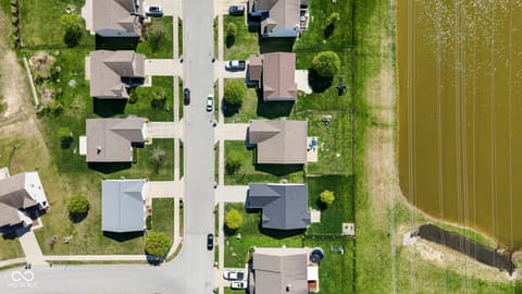 Aerial view at 4734 Deacon Lane, Indianapolis, IN